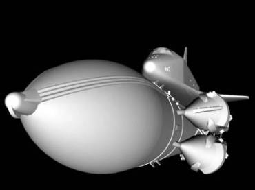 Modelo 3D do Buran feito no 3D Studio