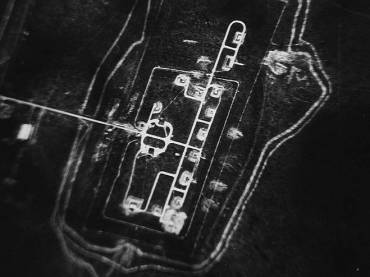 Foto do cosmódromo de Kapustin Yar feita por um satélite americano Corona